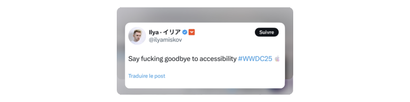 " "
