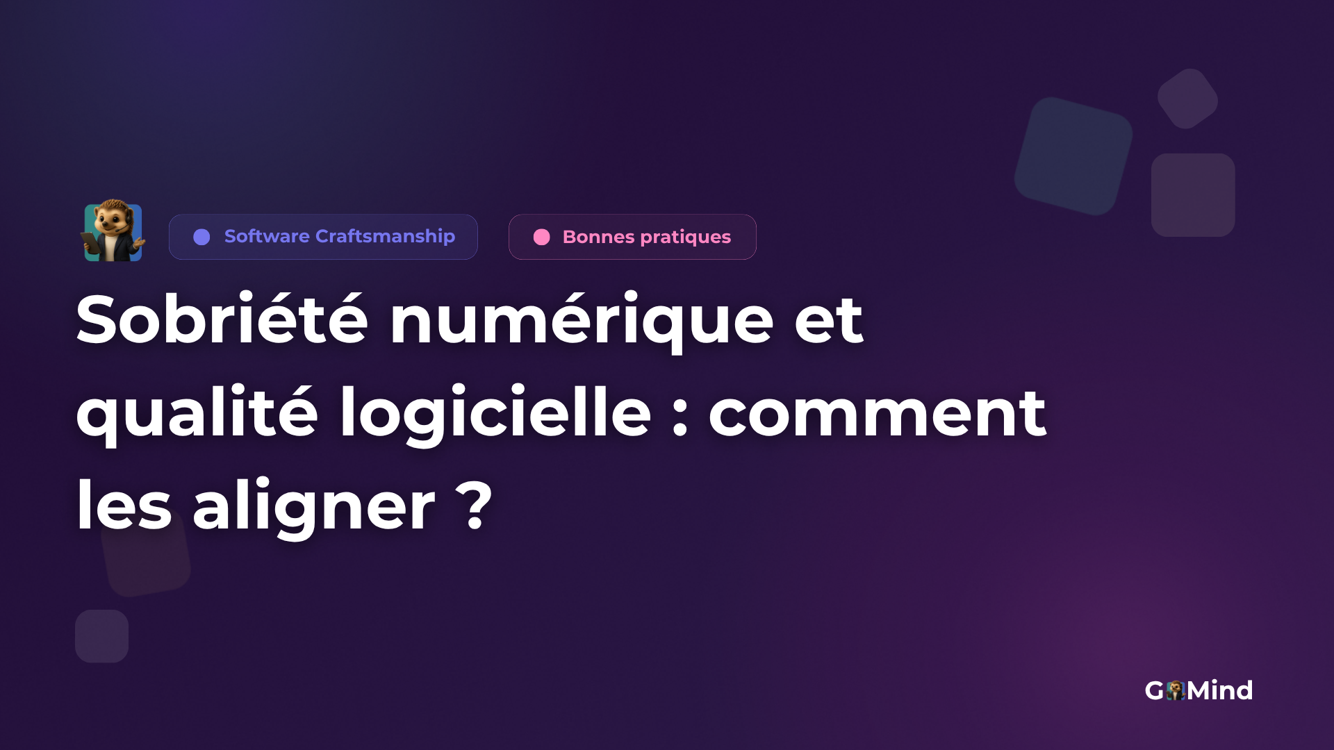 Sobriété numérique et qualité logicielle : comment les aligner ?